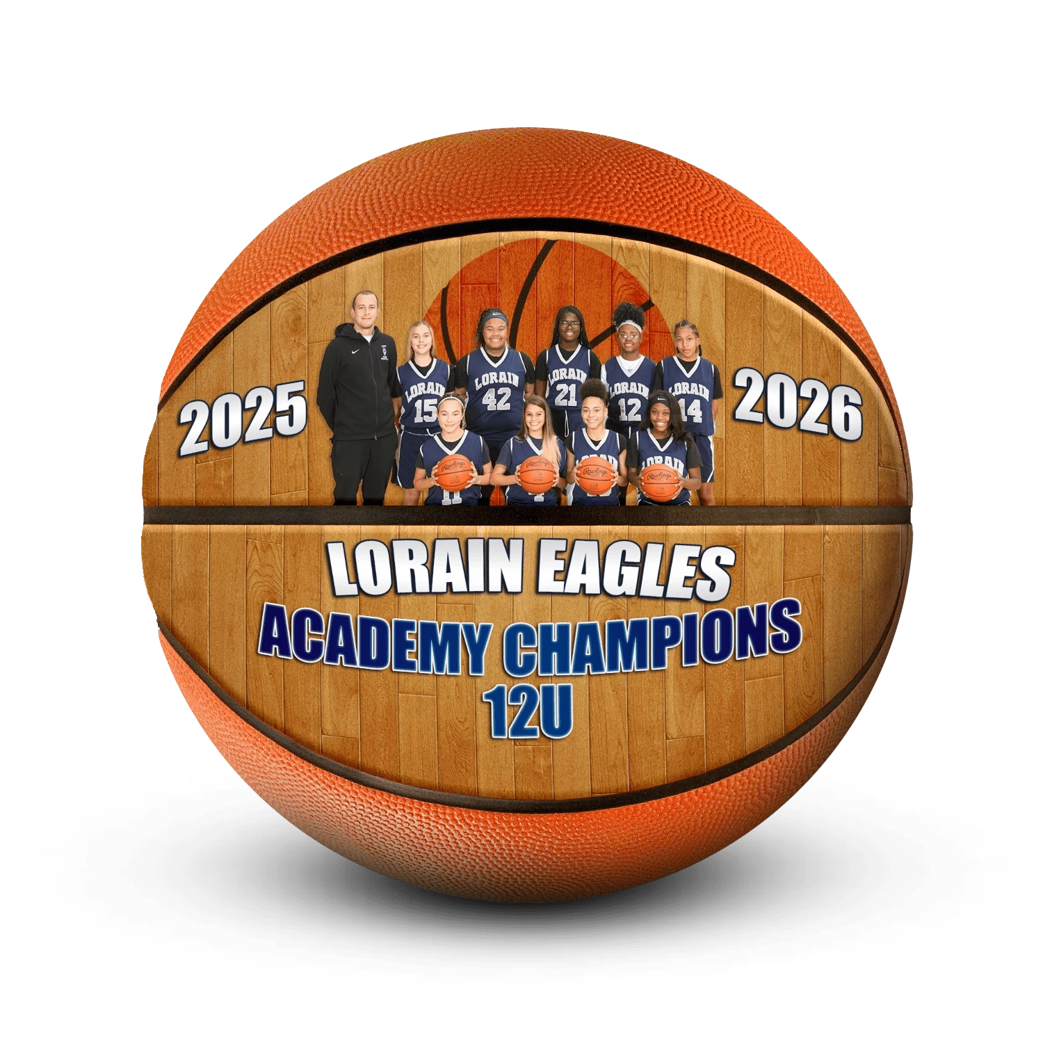 Custom team basketball - Horizontal - 2 Panel - Playmaker