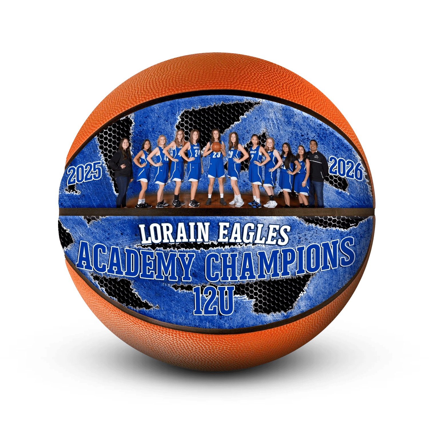 Custom team basketball - Horizontal - 2 Panel - Start From Scratch