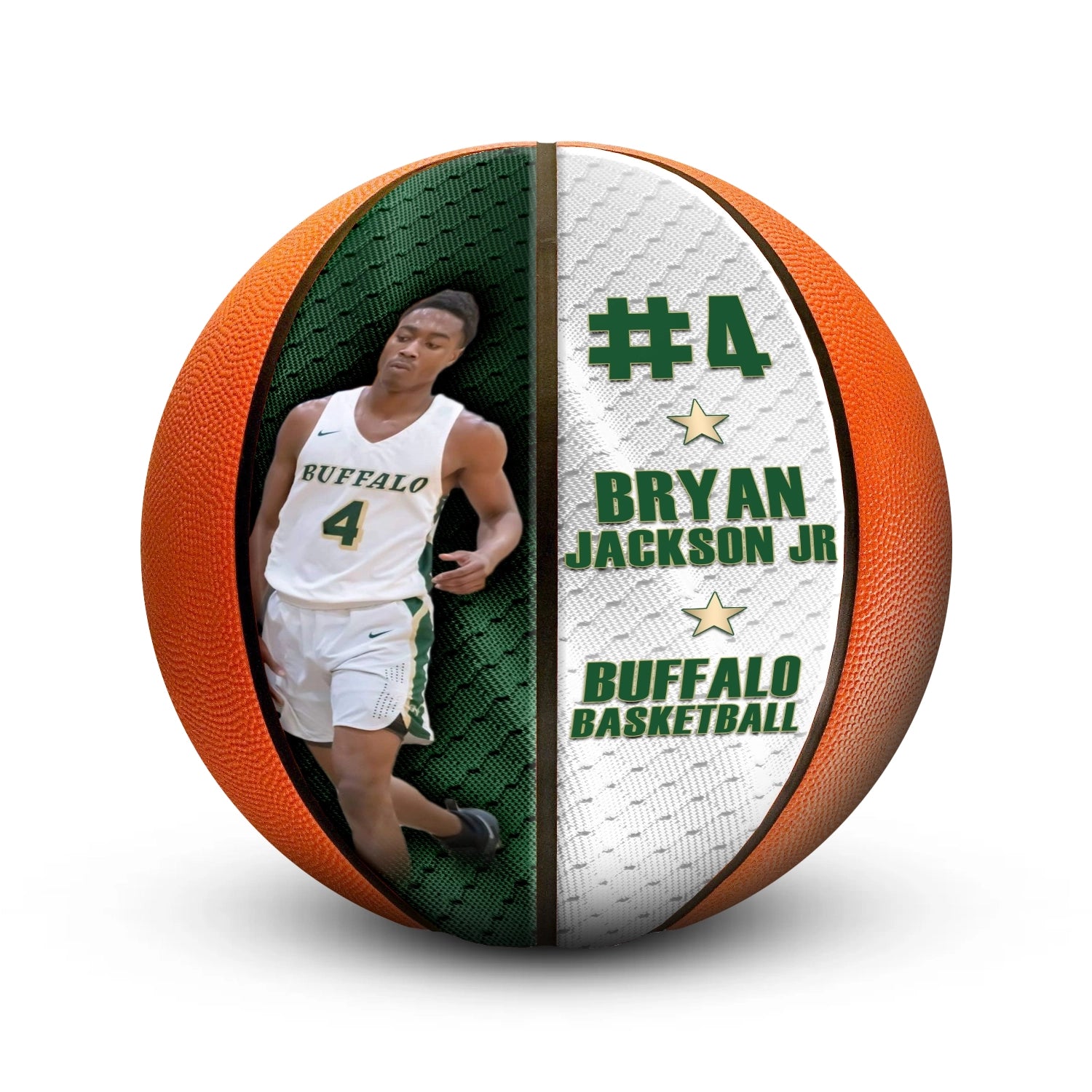 Custom player gift basketball - Vertical - 2 Panels - Volley