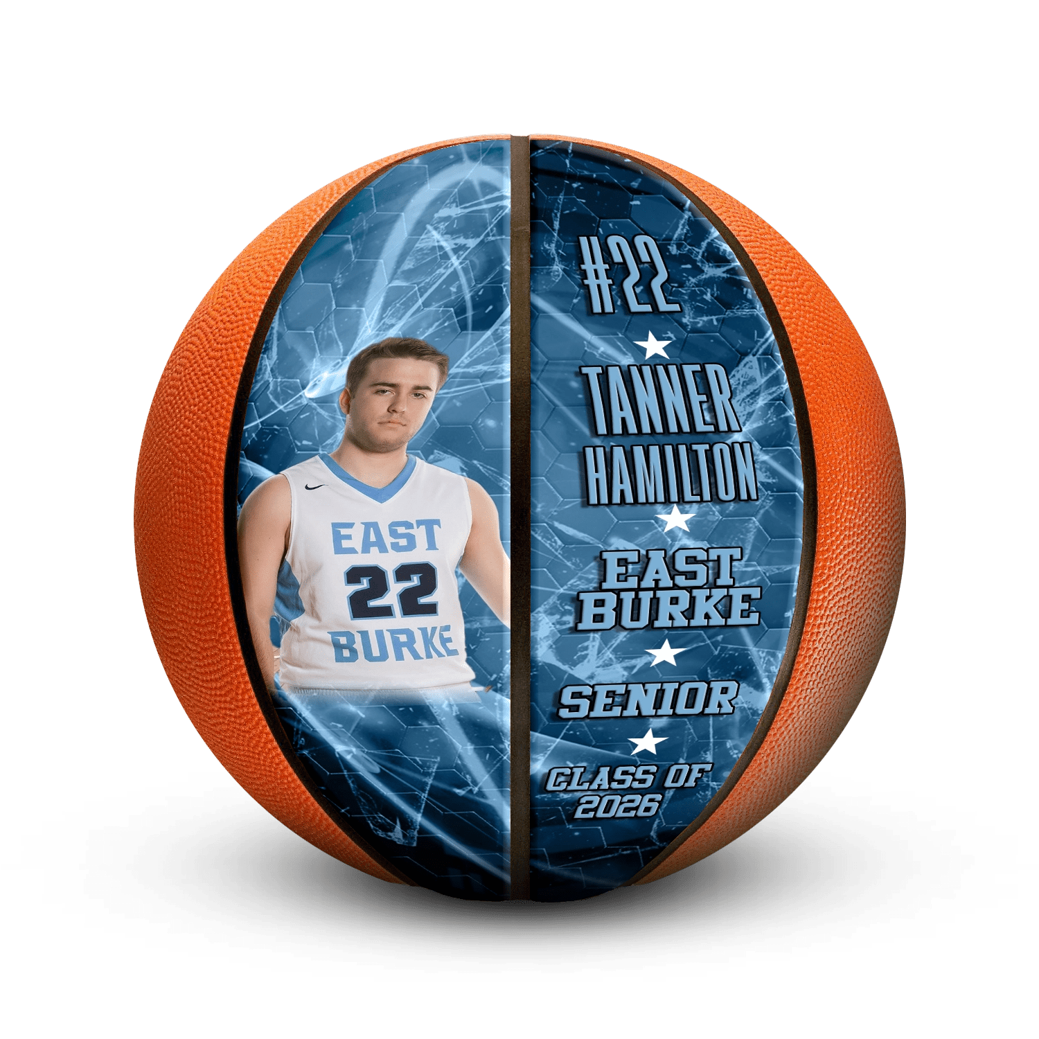 Custom senior night basketball - Horizontal - 4 Panel - Volley