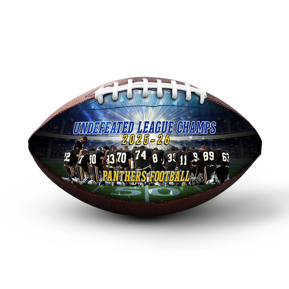 Custom championship football - 1 Panel - Thunderstorm