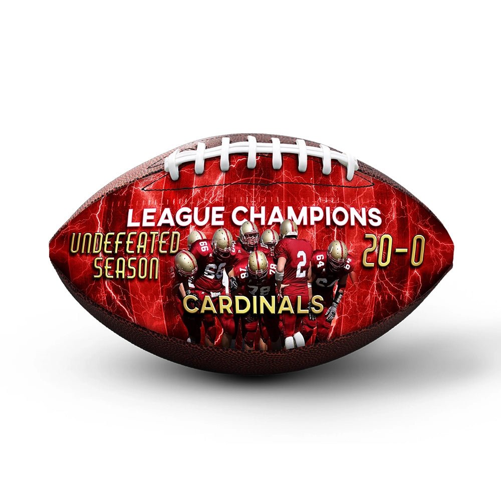 Custom 9-inch championship football - 1 Panel - Jersey
