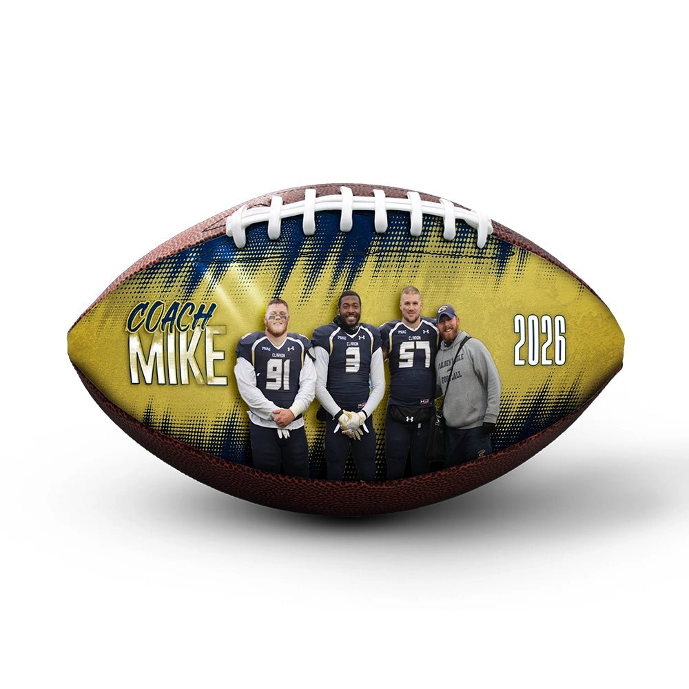 Custom coach gift football - 1 Panel - Playmaker