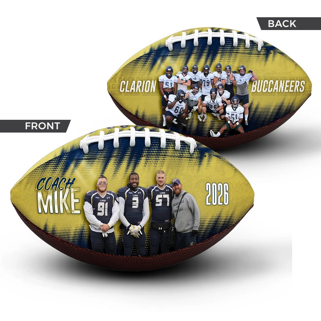 Custom coach gift football - 2 Panel - Playmaker
