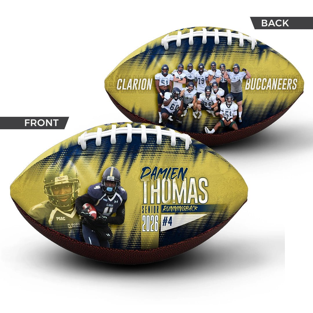 Custom 9-inch senior football - 2 Panel - Playmaker