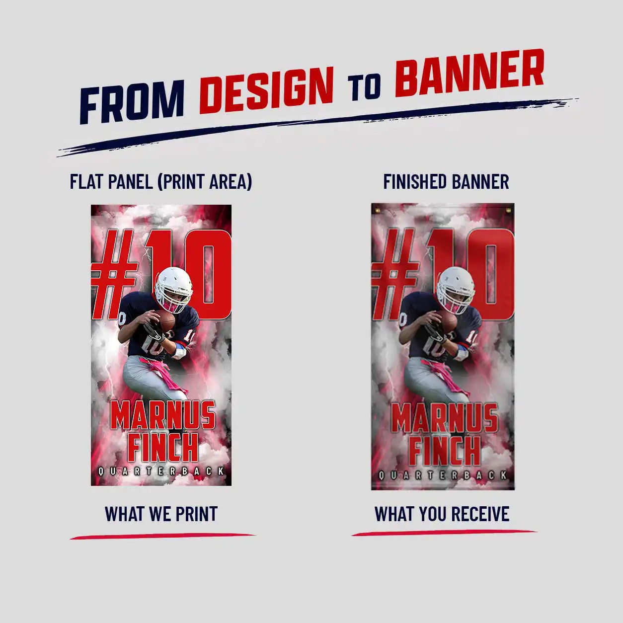 Custom Senior Athlete Banner