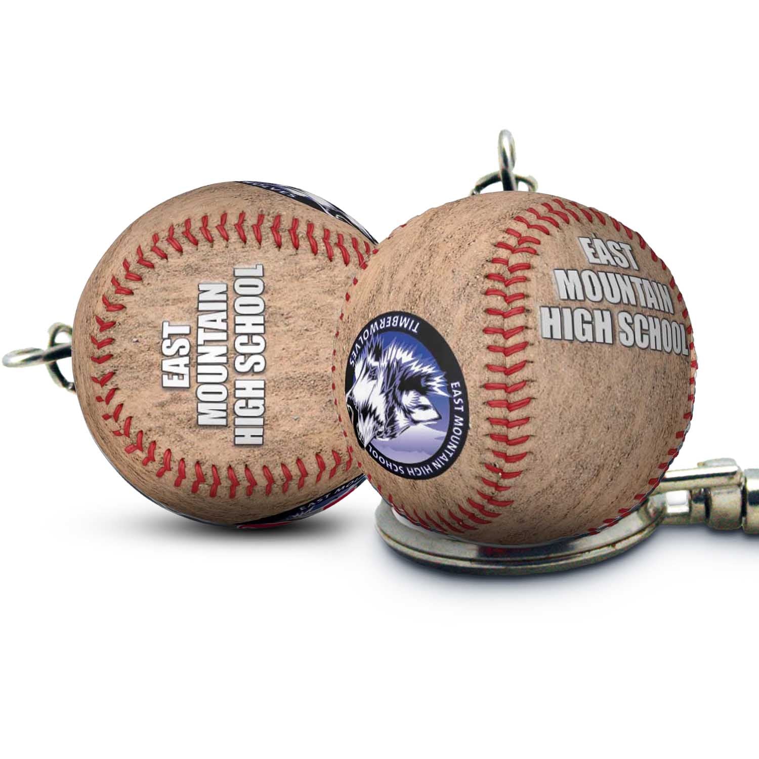 Team Baseball Keychains and Zipper Pulls