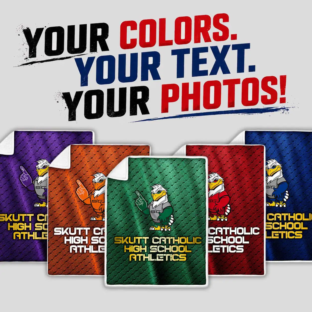 Custom Sherpa Stadium Photo Blanket