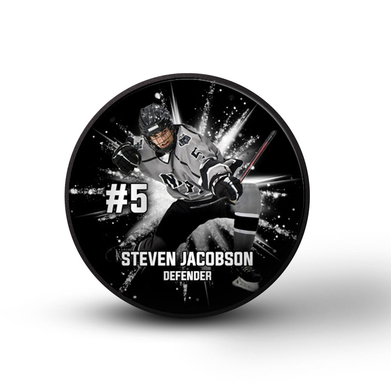 Custom Photo Hockey Puck