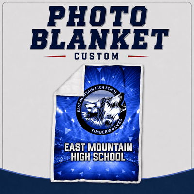 Custom Sherpa Stadium Photo Blanket