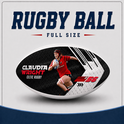 Custom Photo Rugby Balls
