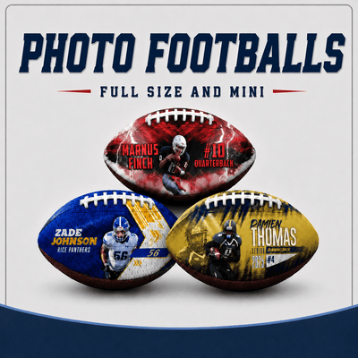 Custom Photo Football