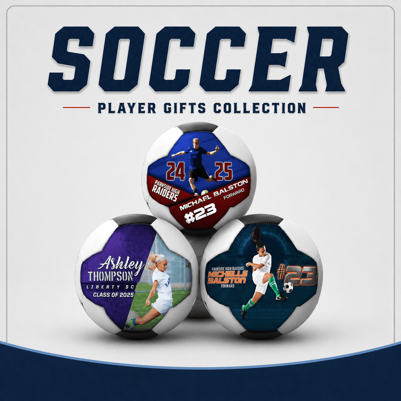 Custom Size 5 Soccer Ball - The #1 Soccer Player Gift