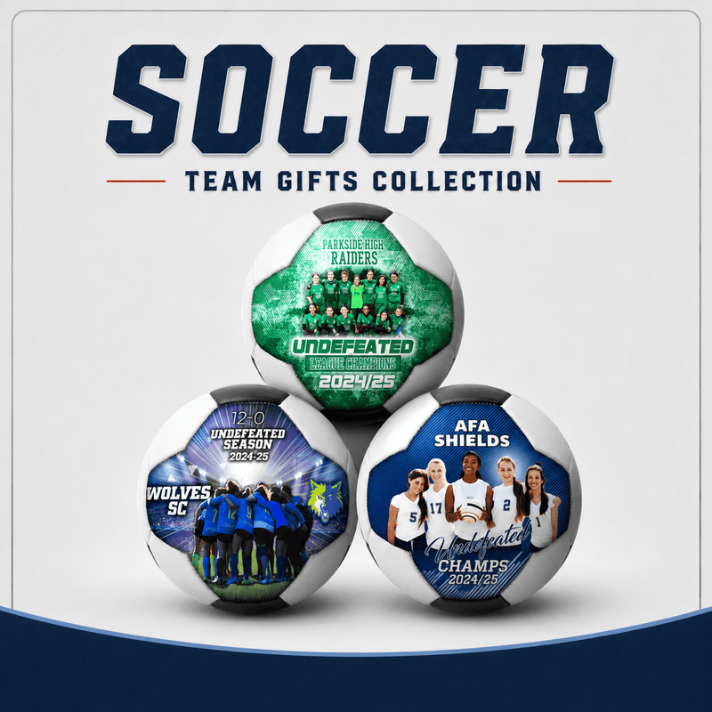 Custom Team Photo Soccer Ball - Perfect For Coach Or Player