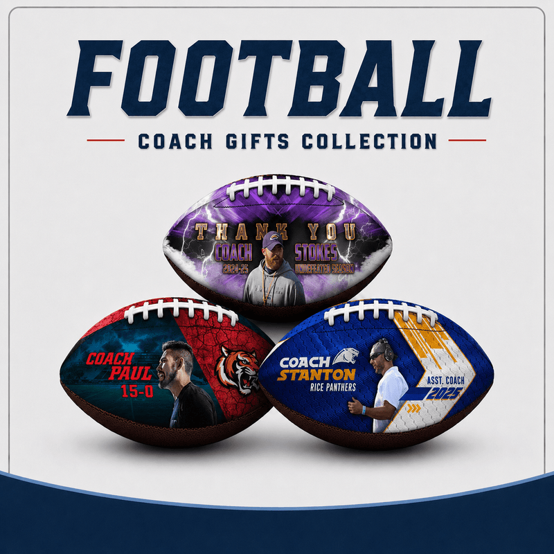Custom Football for Coaches – Celebrate Wins, Milestones & Seasons