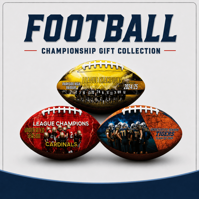 Champions Custom Team Footballs - Title Gifts