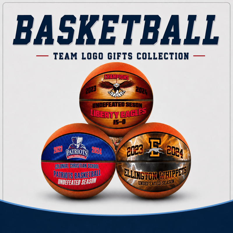 Custom Logo Basketball – Display Ready Sponsor & Coach Gift
