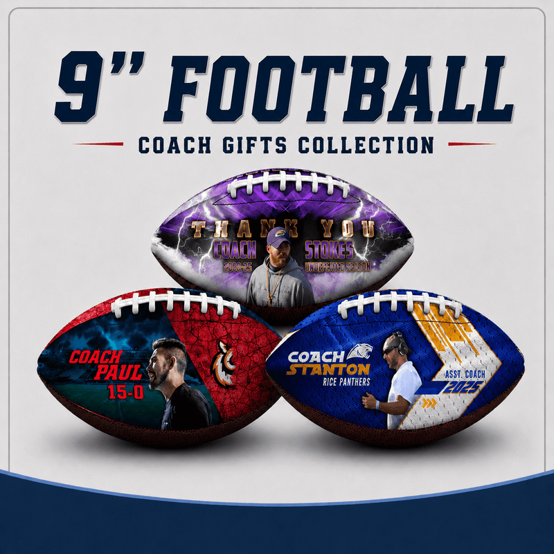 Custom 9'' Coach Gift Football