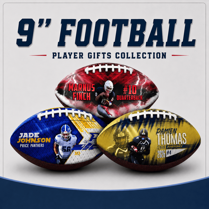 Custom 9'' Football - The #1 Football Player Gift