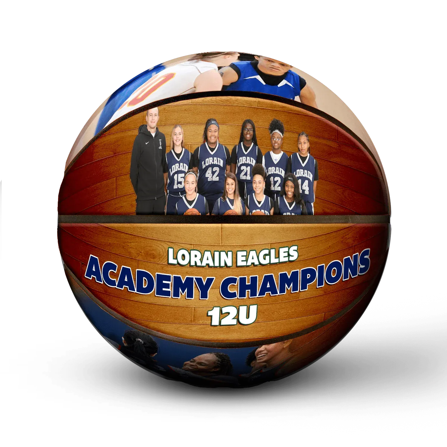 Custom team mini basketball view 4