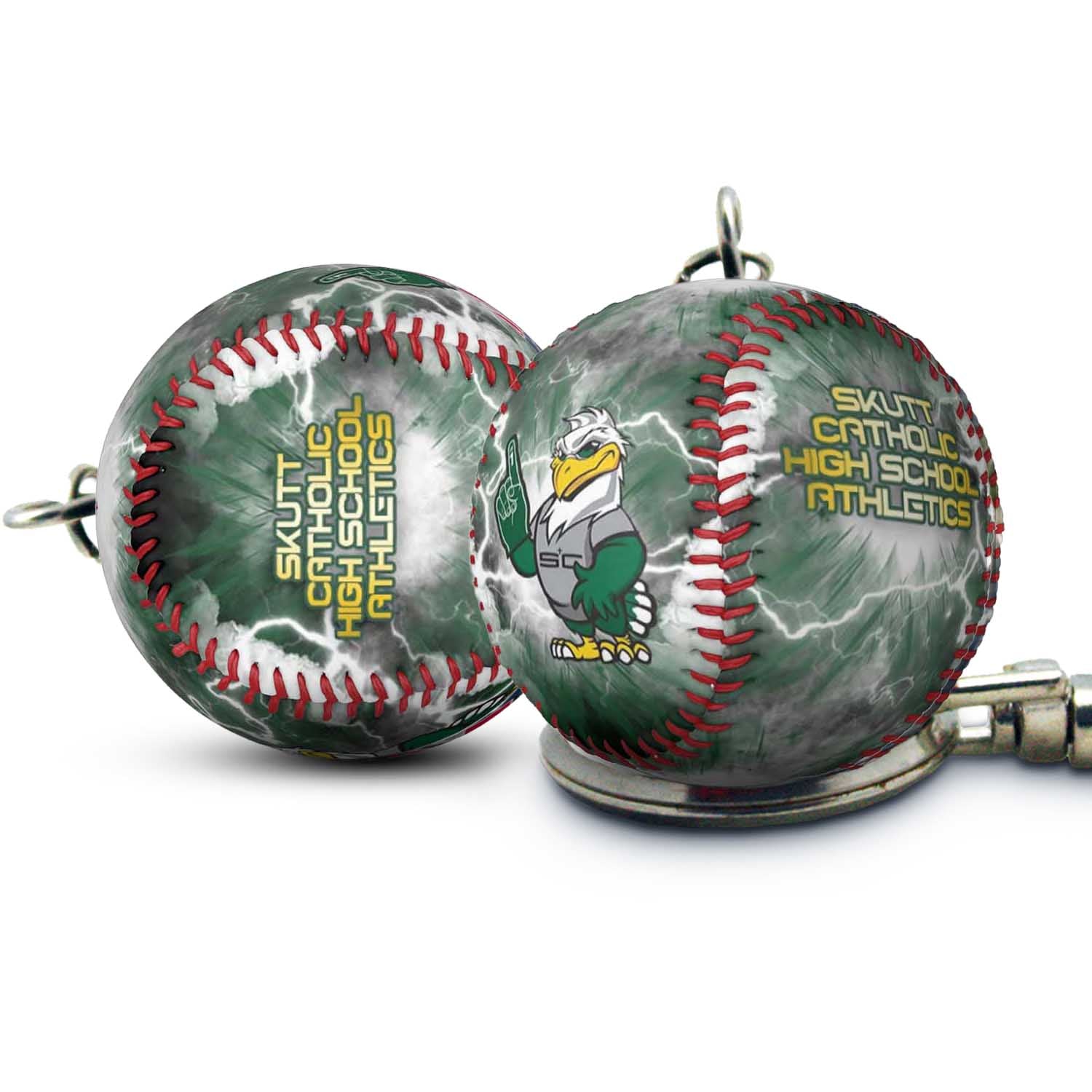 Team Baseball Keychains and Zipper Pulls