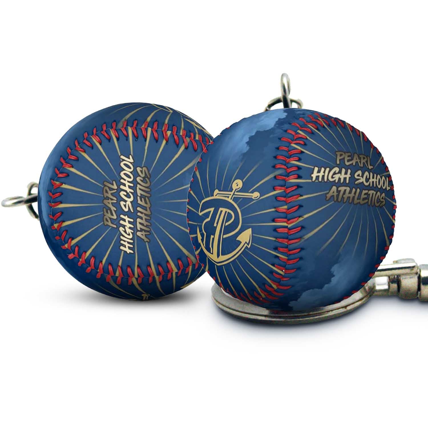 Team Baseball Keychains and Zipper Pulls