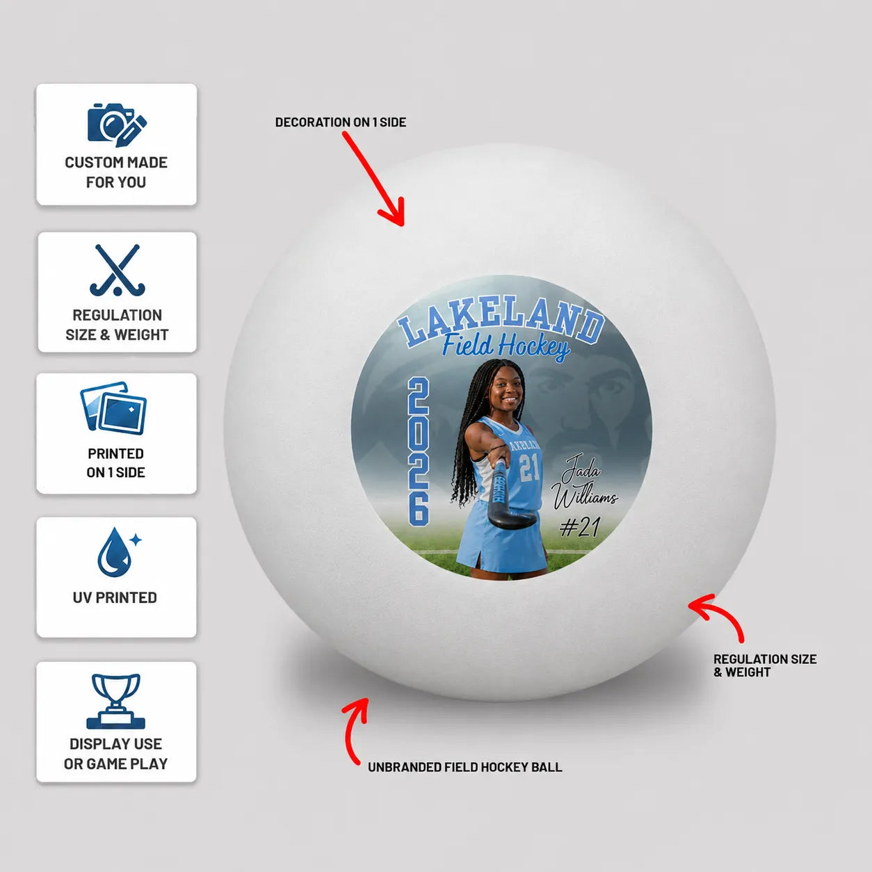 Custom Field Hockey Ball