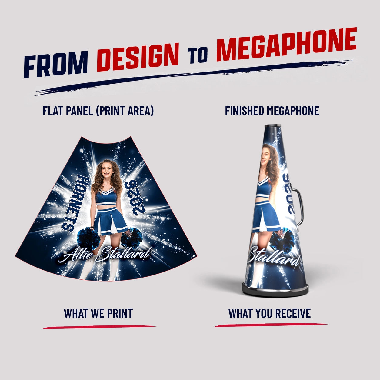 Custom Cheer Megaphone