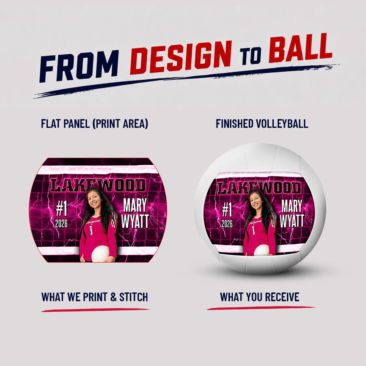 Custom Photo Volleyball