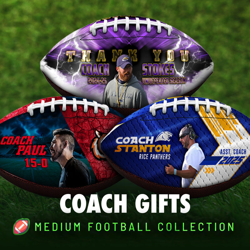 Custom 9'' Coach Gift Football