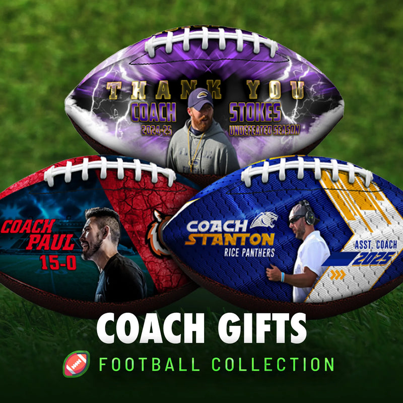 Custom Football for Coaches – Celebrate Wins, Milestones & Seasons