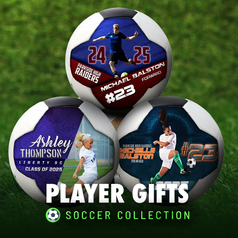 Custom Size 5 Soccer Ball - The #1 Soccer Player Gift