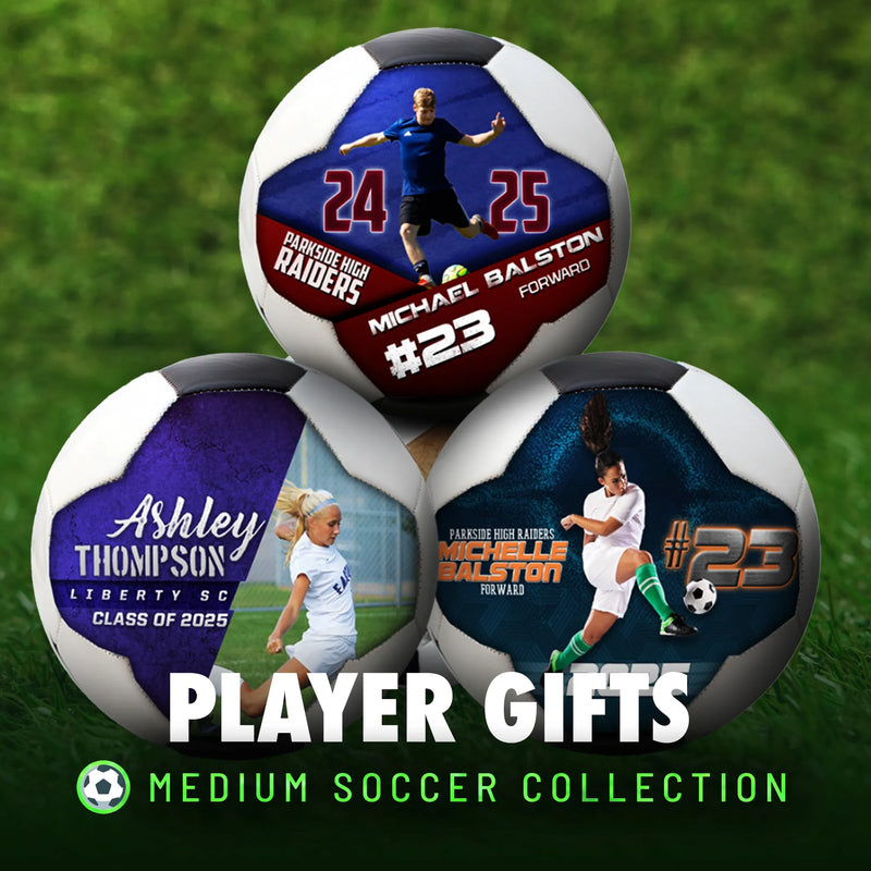 Size 3 Custom Soccer Ball - Celebrate The Player