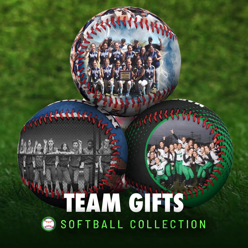 Custom Team Softball – Gift for Coaches, Players, or Sponsors
