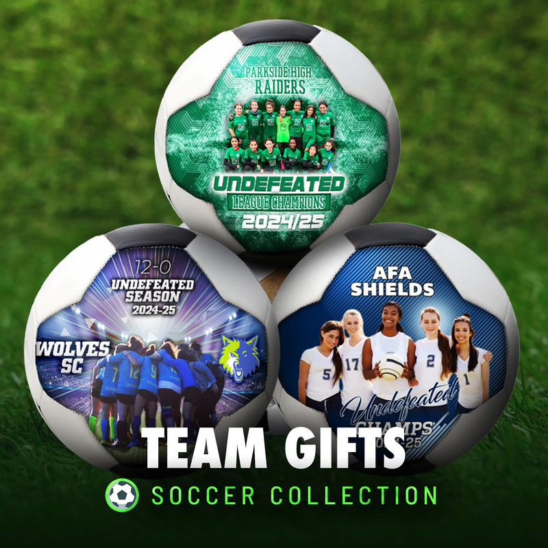 Custom Team Photo Soccer Ball - Perfect For Coach Or Player
