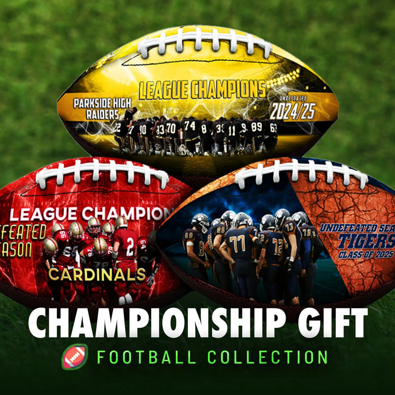 Champions Custom Team Footballs - Title Gifts