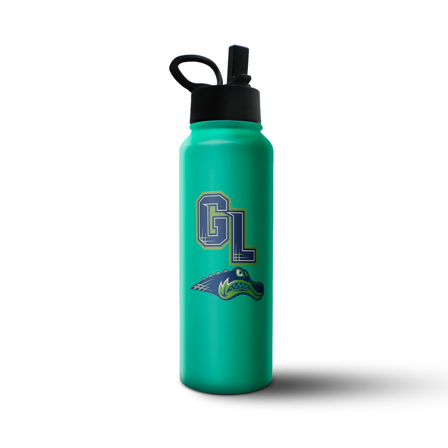 Custom team water bottle - Vertical - Pink