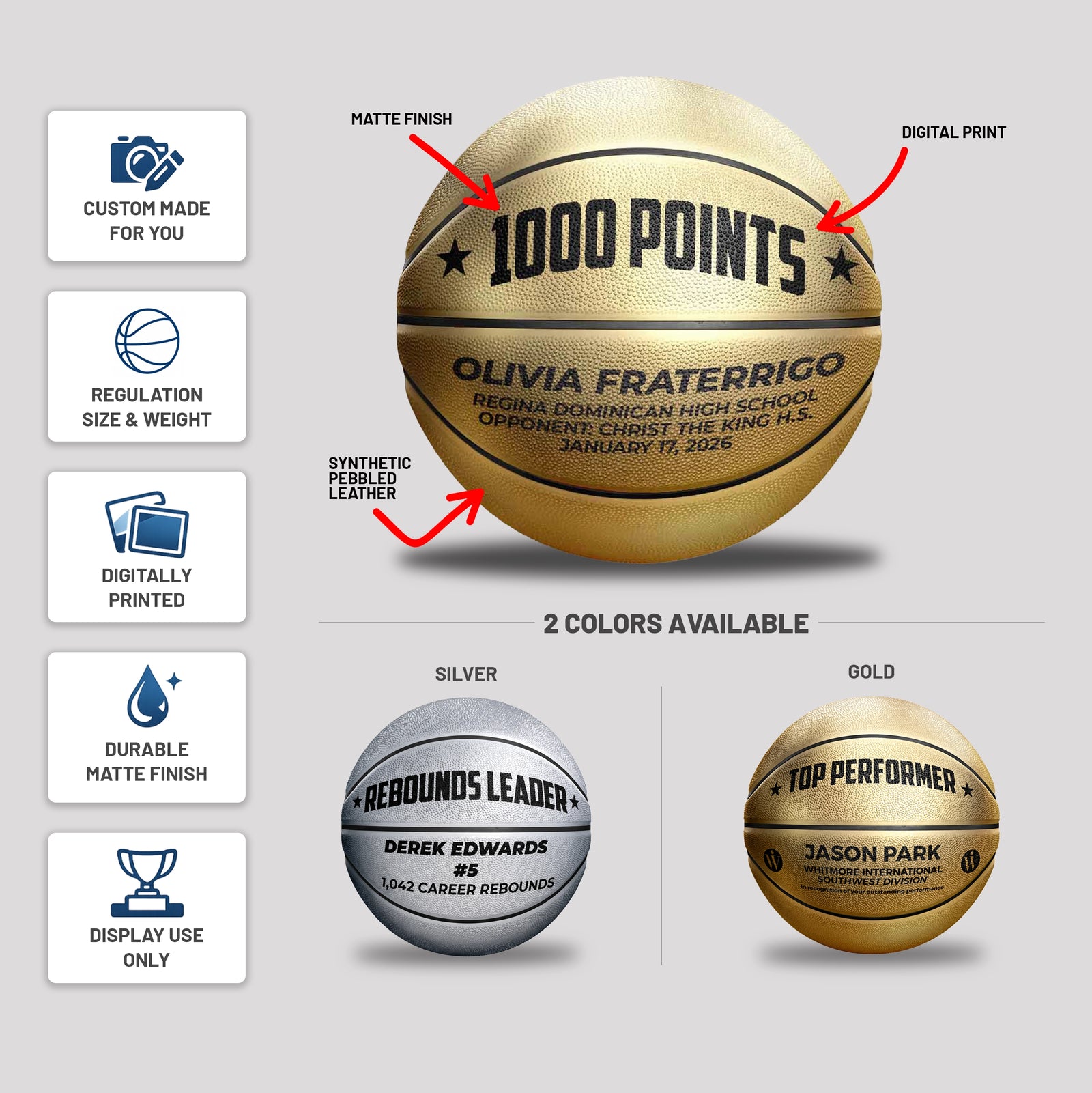 Custom Basketball Awards