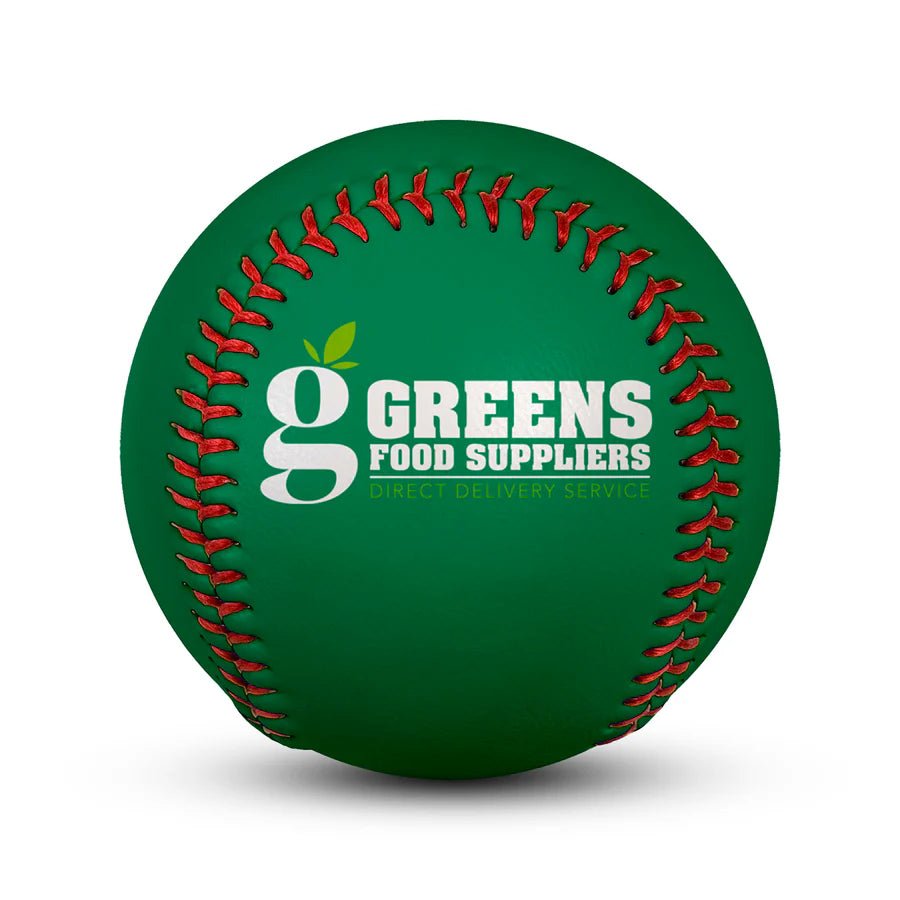 Custom logo baseball - Green - 2 Logo