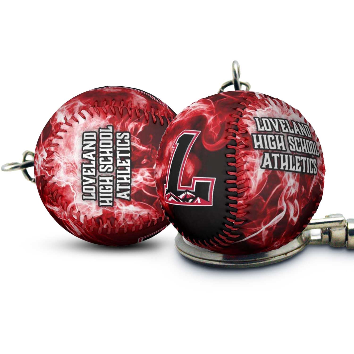 Team Baseball Keychains and Zipper Pulls