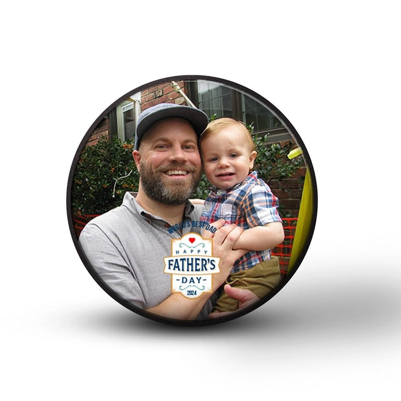 Father's Day Themed Hockey puck