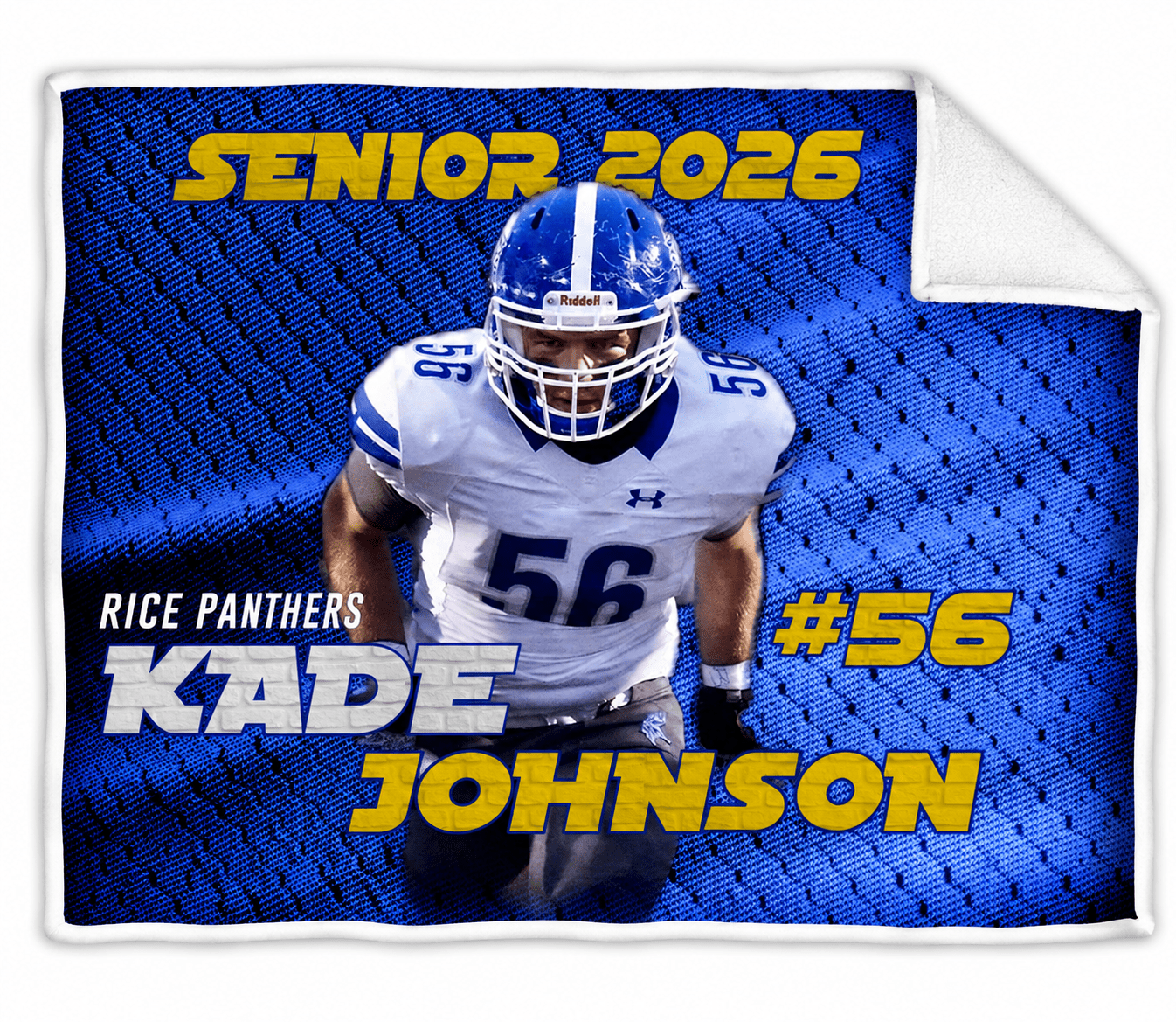 Custom Sherpa Stadium Photo Blanket