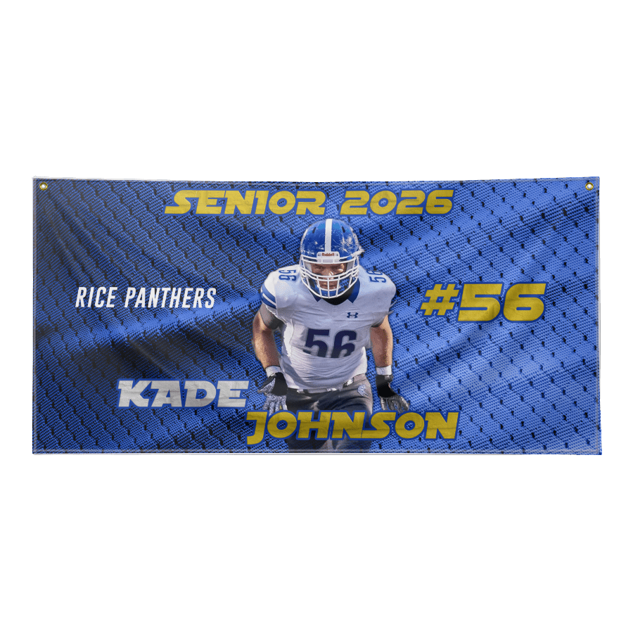 Custom Senior Athlete Banner