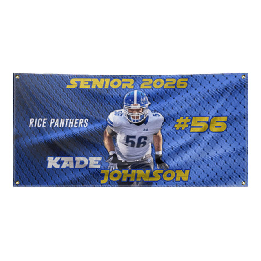 Custom Senior Athlete Banner