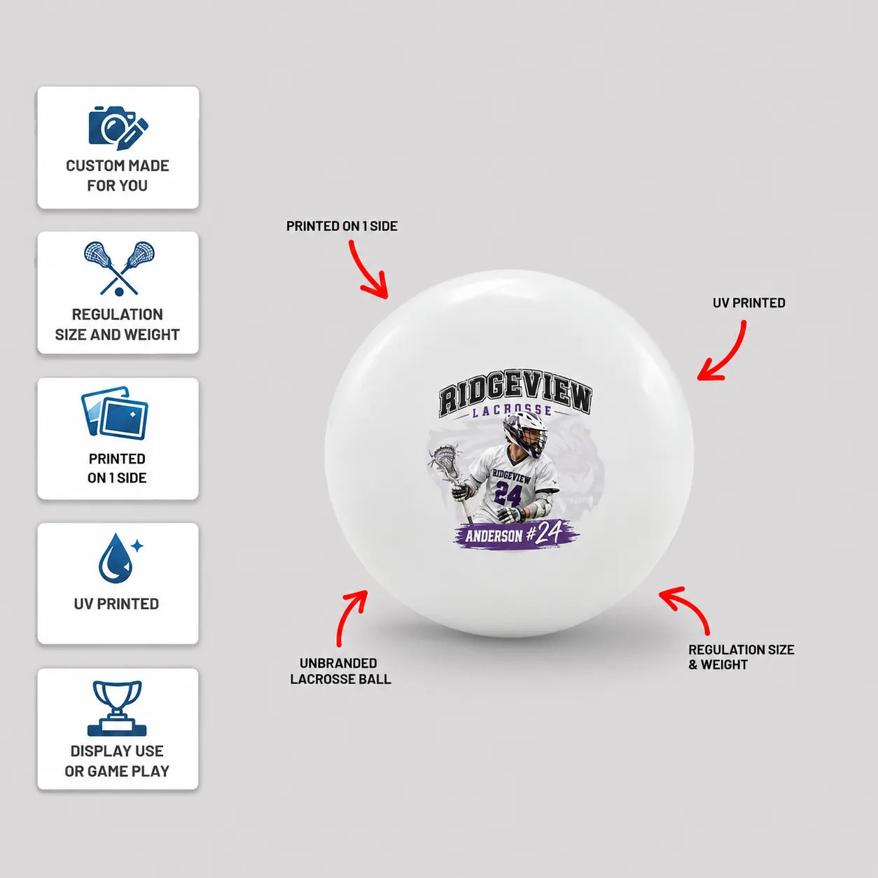 Custom Lacrosse Ball