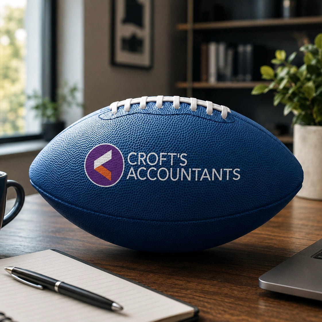 Custom Logo Football – Personalized Display Gift for Coaches, Sponsors & More