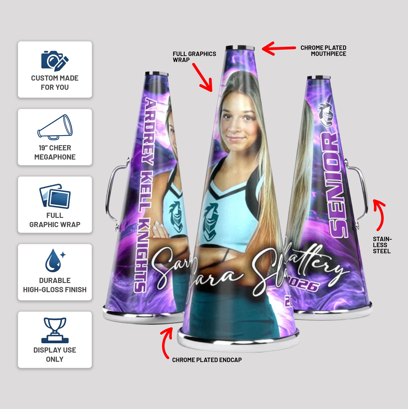 Custom Cheer Megaphone