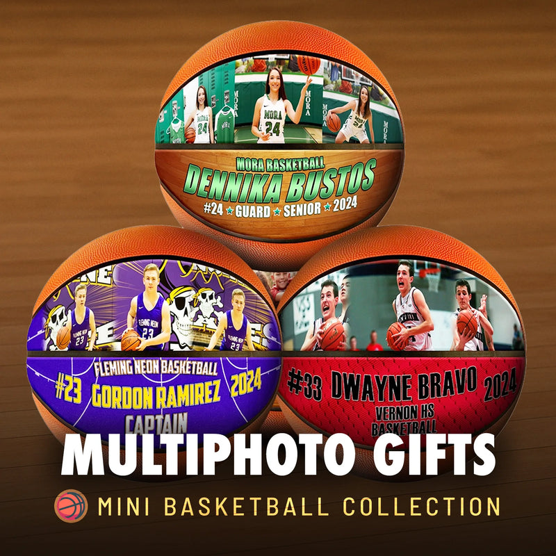 Multiphoto Design Gift Mini Basketball