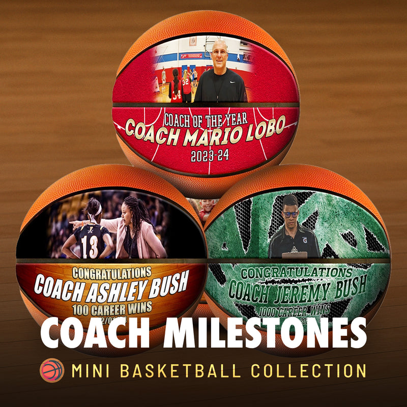 Milestone Coach Design Gift Mini Basketball
