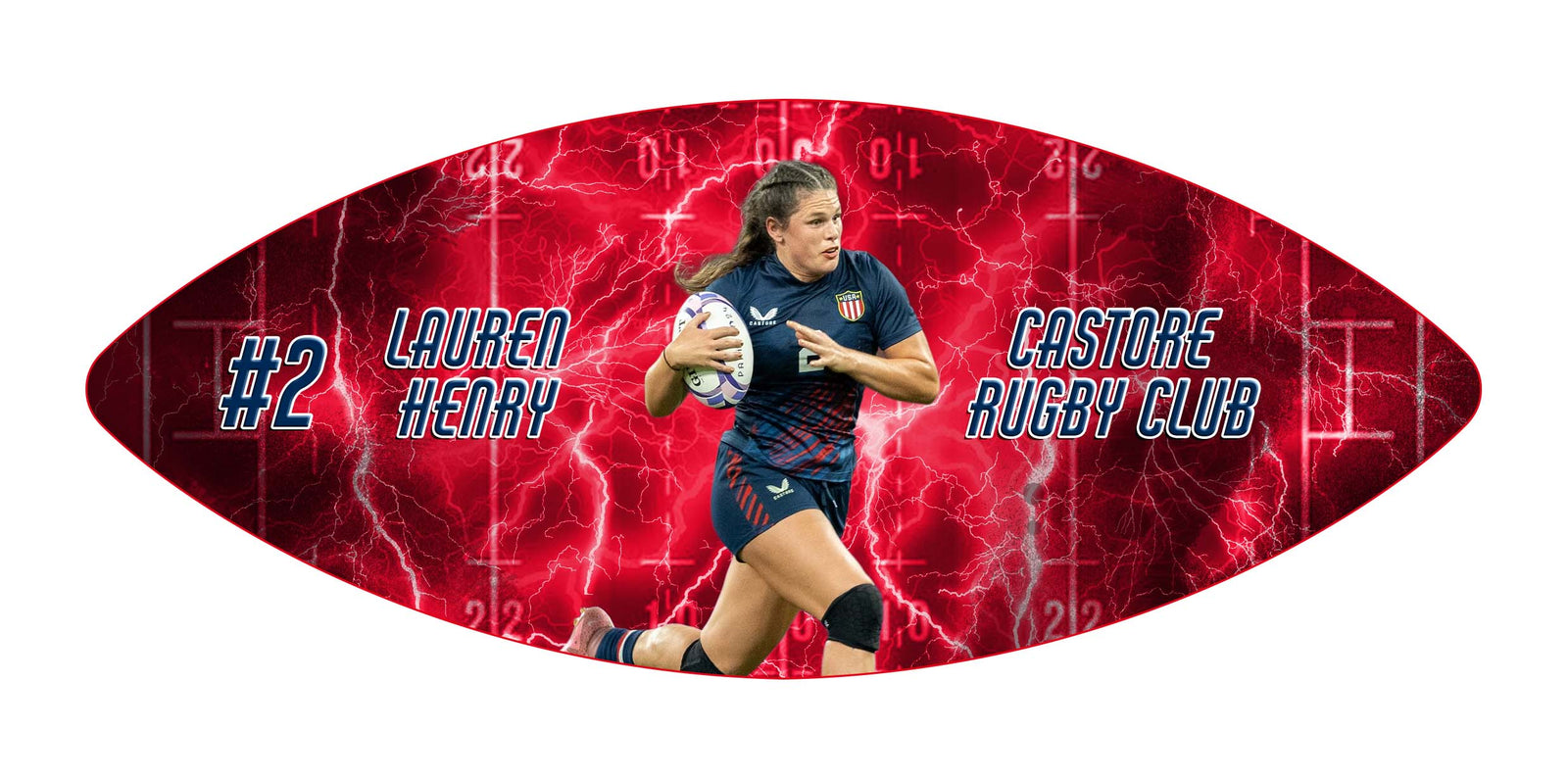 Custom Photo Rugby Balls